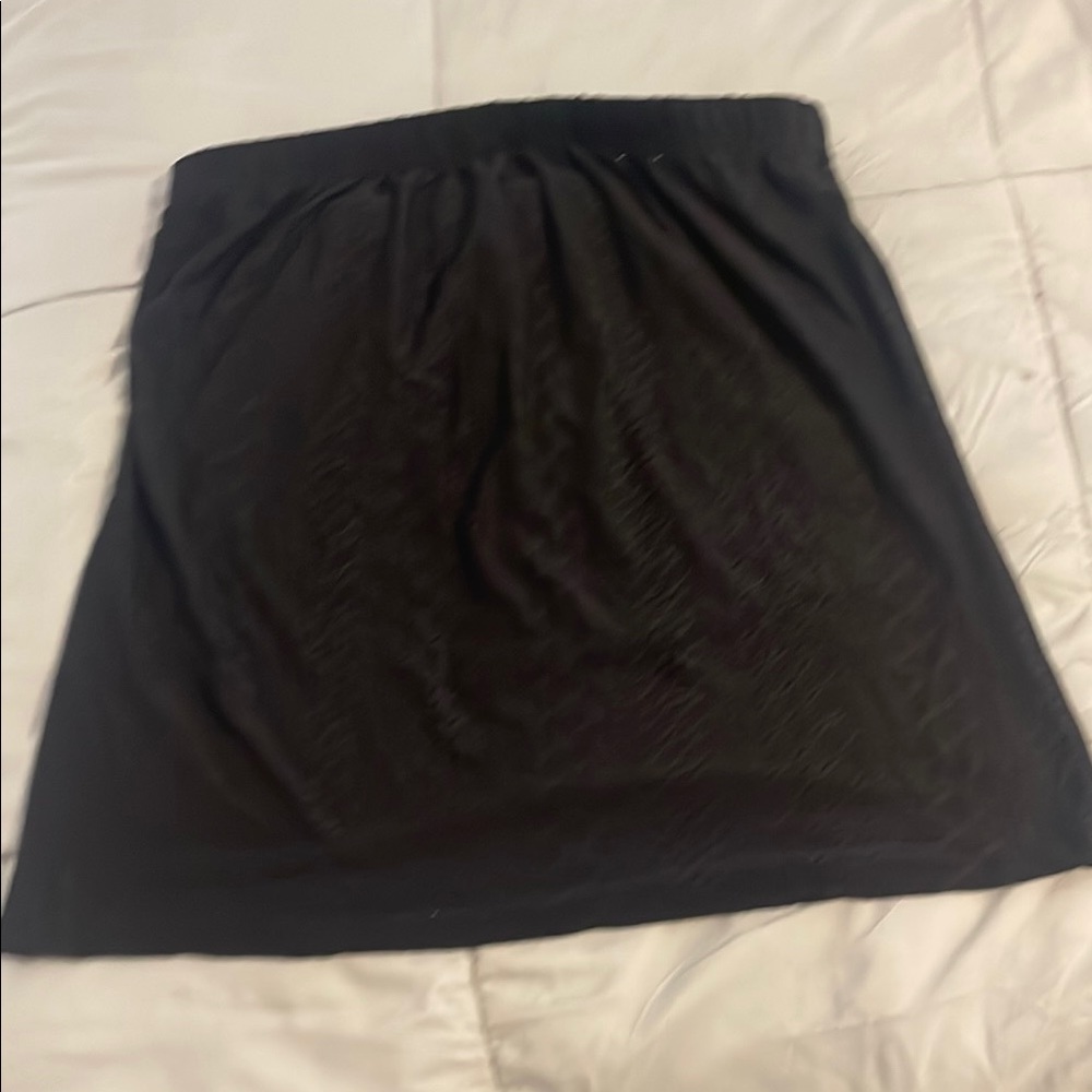 Black Mini Pencil Blouse for Casual Wear